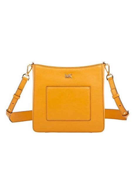 michael kors gloria pocket swing pack marigold bags|MICHAEL KORS Gloria Pocket Swing Pack Crossbody In .